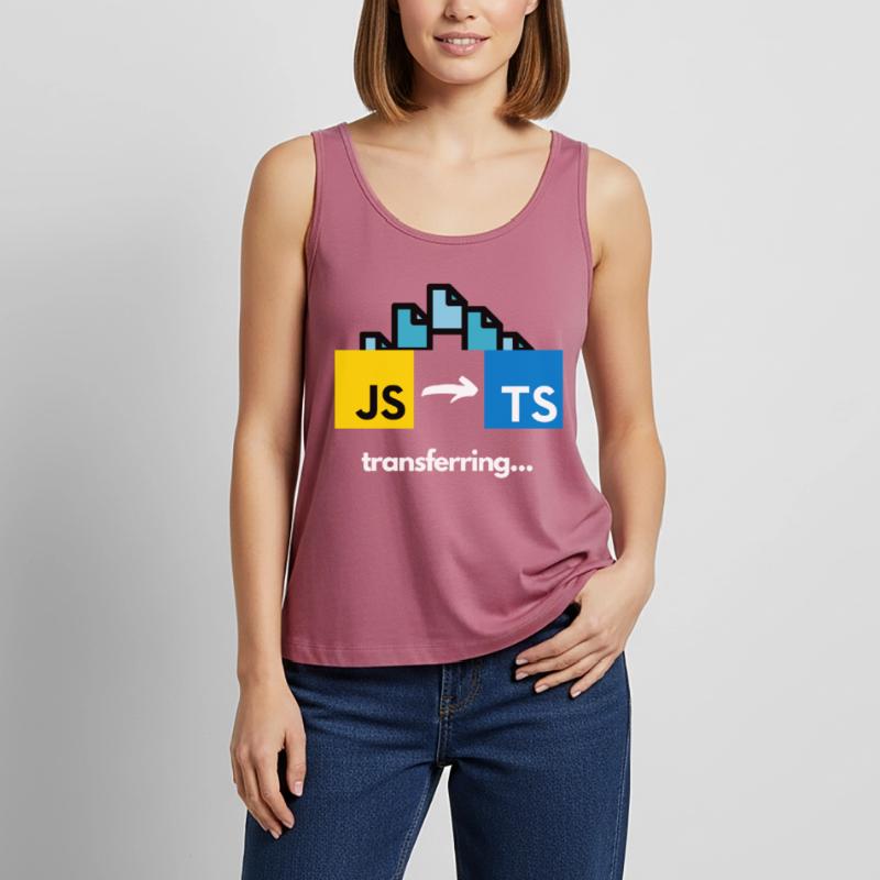 Transfert de Javascript à Typescript Débardeur bio Premium Femme