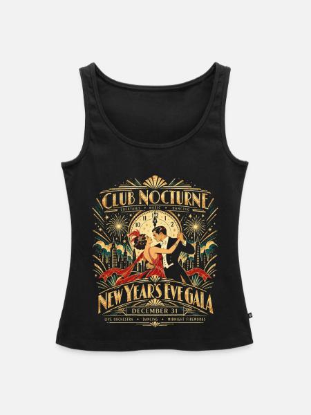 New Years Eve Gala - Frauen Premium Organic Tank Top - Schwarz