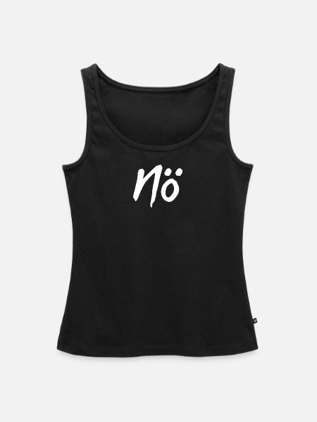 Nö - Frauen Premium Organic Tank Top - Schwarz