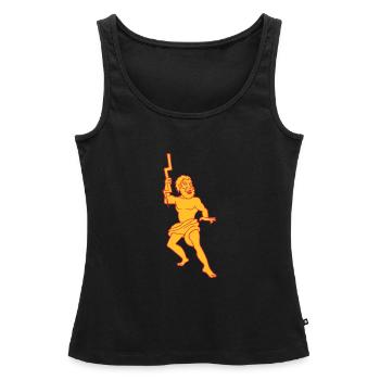 Zeus Jupiter mythological god of Greek Olympus - Women’s Premium Organic Tank top - black - Front - AI Model Female 172 light (172cm)