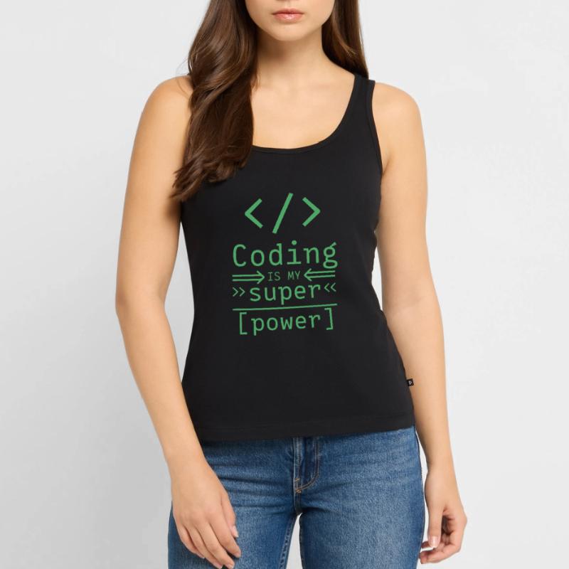 Programmieren Software Programmierer Code Coder Frauen Premium Organic Tank Top