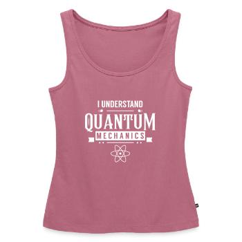 Étudiant physique Science physicien Formule - Débardeur bio Premium Femme - mauve - Devant - AI Model Female 172 light (172cm)