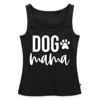 Hund Mama - Frauen Premium Organic Tank Top - Schwarz - Vorne - AI Model Female 172 light (172cm)