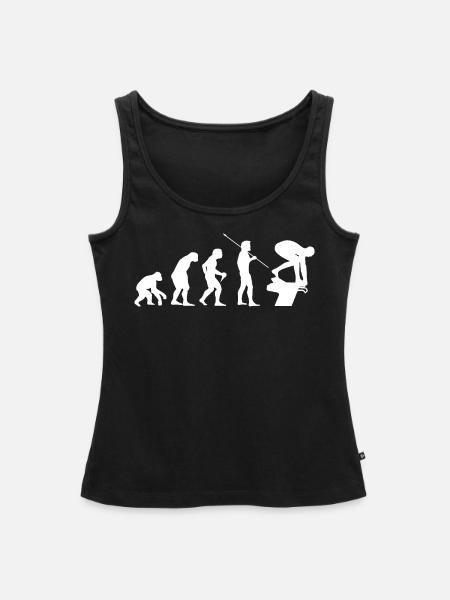 Wettkampf Schwimmer - Frauen Premium Organic Tank Top - Schwarz