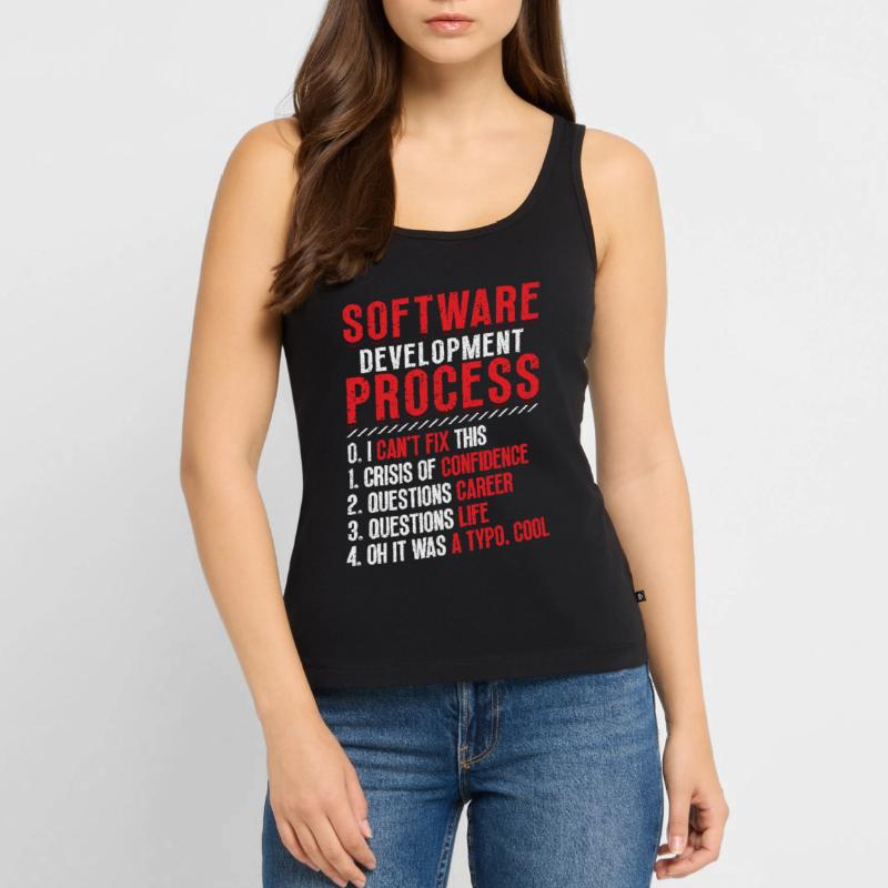 Software development process, programming Women’s Premium Organic Tank top