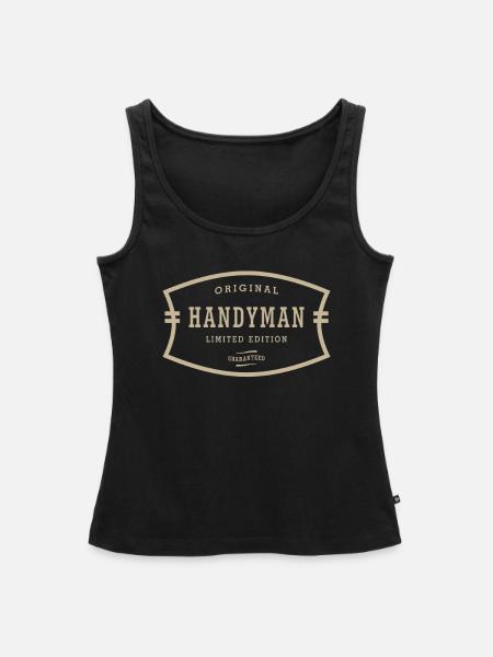 Heimwerker Masterpiece Edition - Fixologist - Frauen Premium Organic Tank Top - Schwarz