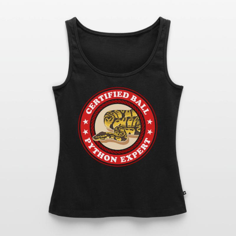 Roi Python Expert Serpent Python Cadeau Débardeur bio Premium Femme