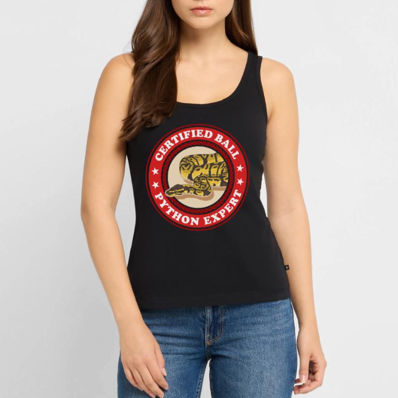 Roi Python Expert Serpent Python Cadeau Débardeur bio Premium Femme