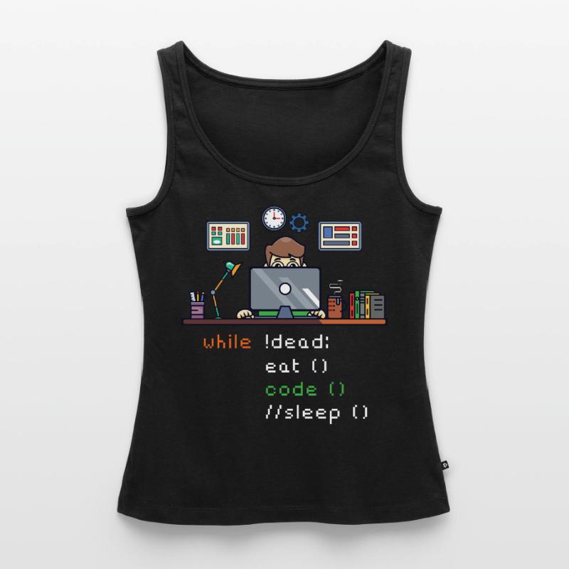 Computer Science Python P... Programmeur & Nerd Débardeur bio Premium Femme