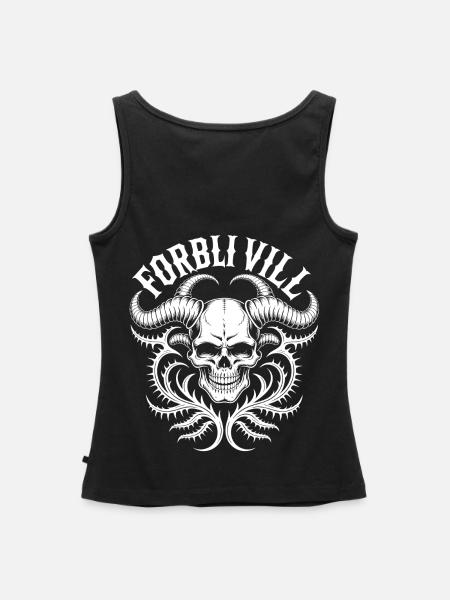 Gorblin Villa Schädel - Frauen Premium Organic Tank Top - Schwarz