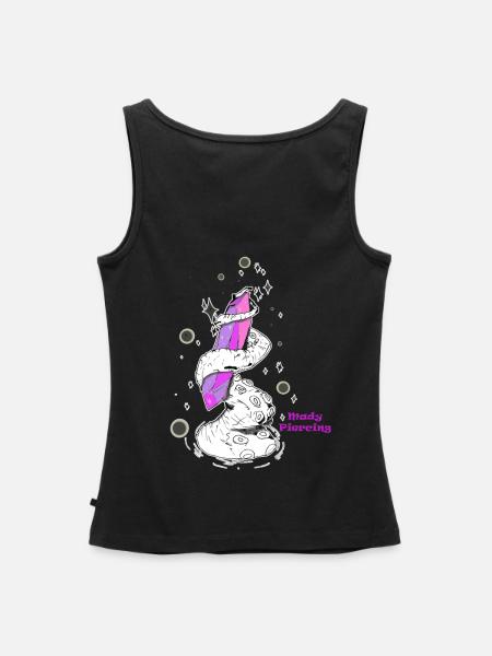 Mady Finale Piercing - Frauen Premium Organic Tank Top - Schwarz