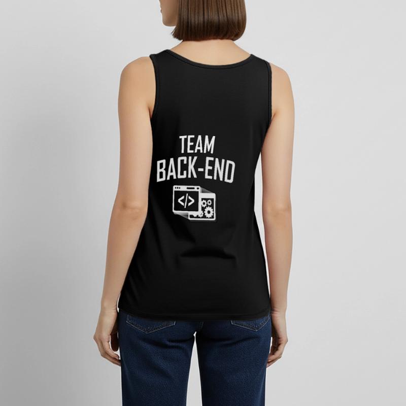 TEAM BACK-END, Programmer, Coder, Computer Scientist Women’s Premium Organic Tank top