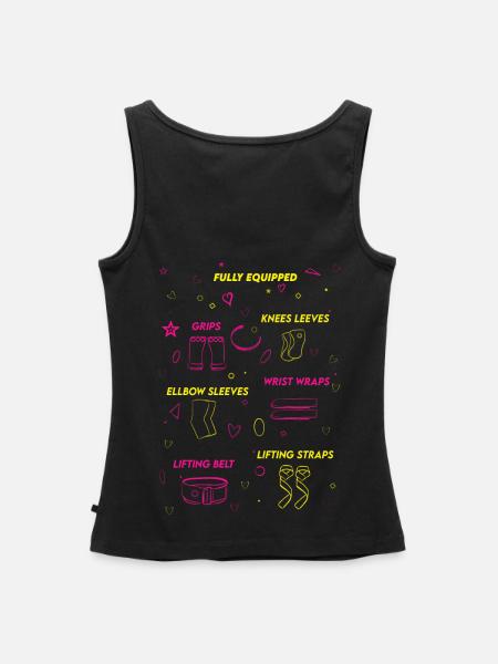 Fully equiped - Frauen Premium Organic Tank Top - Schwarz