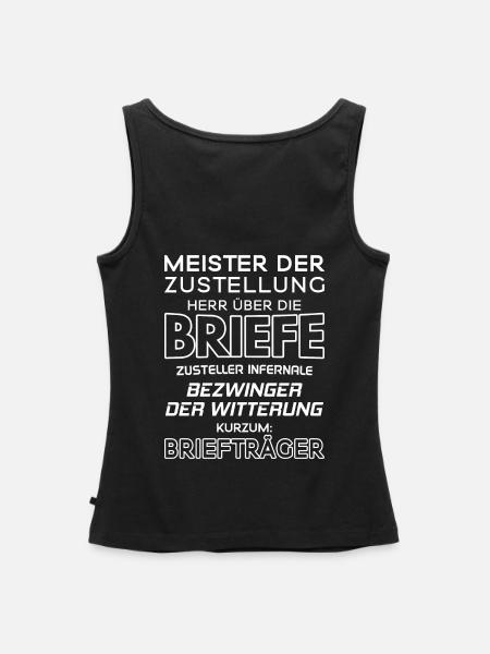 Briefträger/Briefträgerin/Postzusteller/Post - Frauen Premium Organic Tank Top - Schwarz