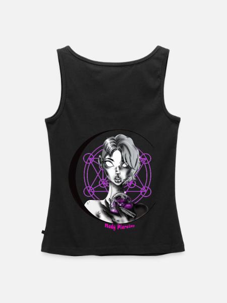 Mady Piercing - Frauen Premium Organic Tank Top - Schwarz
