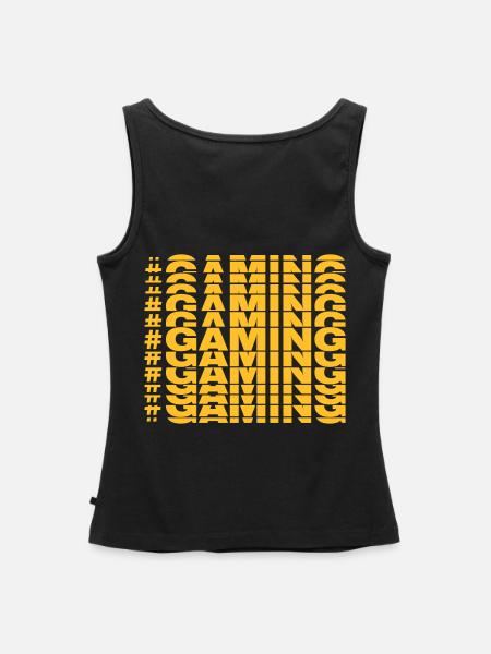 #GAMING - Frauen Premium Organic Tank Top - Schwarz