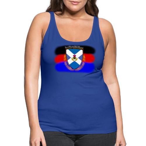 Scotland & Moor Logo mit Ostfrieslandflagge - Frauen Premium Tank Top
