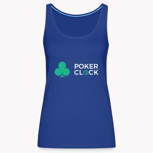 Poker Clock Logo - Frauen Premium Tank Top