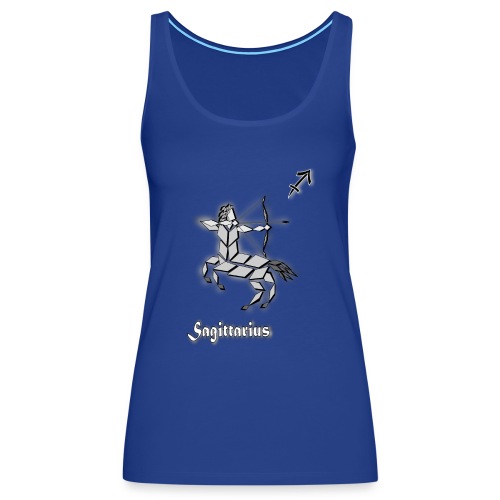 t shirt signe zodiaque sagittaire sagittarius - Débardeur Premium Femme