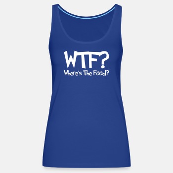 WTF? Where's the food? - Singlet for women