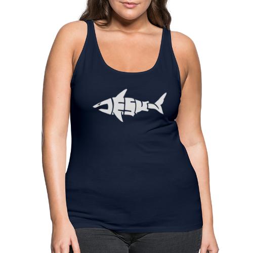Jesus Shark - Frauen Premium Tank Top