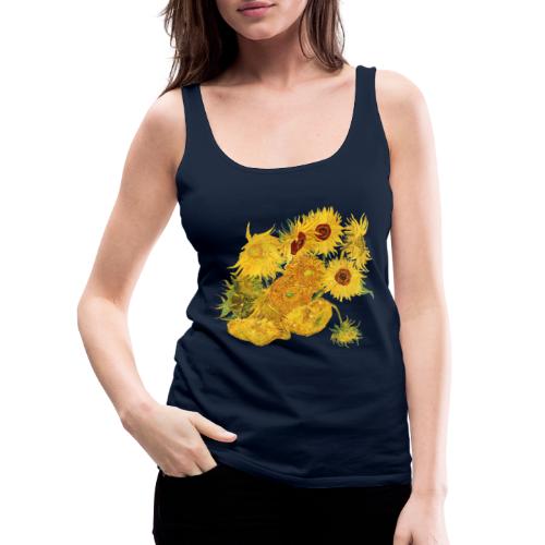 Vincent van Gogh Sonnenblumen Sunflowers Art Kunst - Frauen Premium Tank Top
