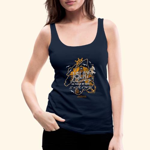 Whisky From Islay Peat Of My Heart - Frauen Premium Tank Top
