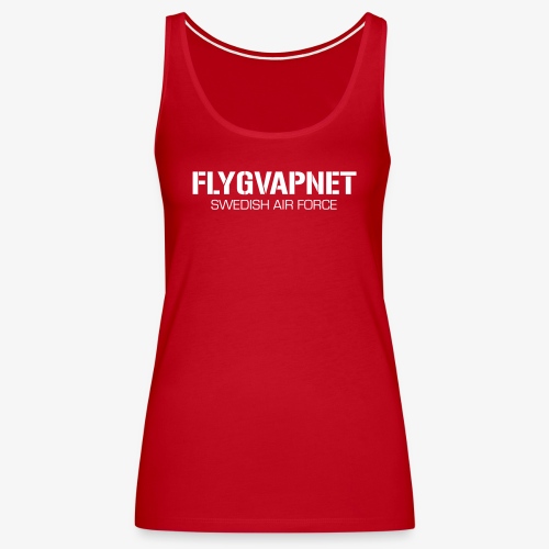 FLYGVAPNET - SWEDISH AIR FORCE - Premiumtanktopp dam