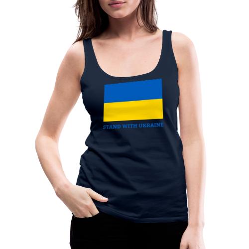 Stand with Ukraine Flagge Support & Solidarität - Frauen Premium Tank Top