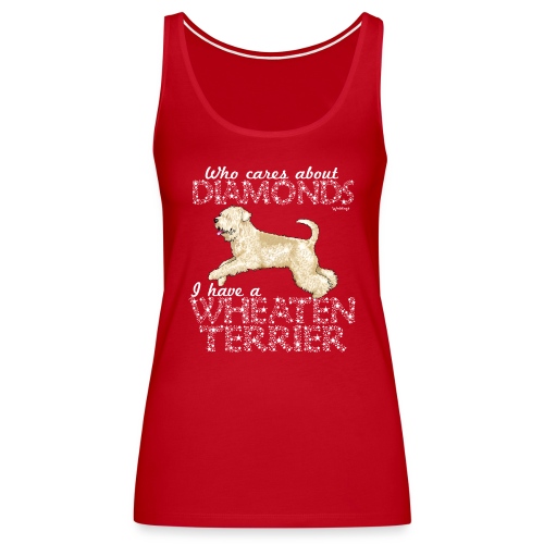 Wheaten Terrier Diamonds 4 - Women's Premium Tank Top