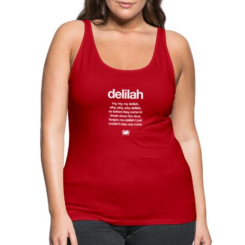Delilah – White - Women's Premium Tank Top
