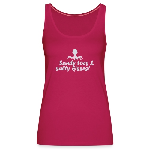 Sandy toes salty kisses 3 - Frauen Premium Tank Top