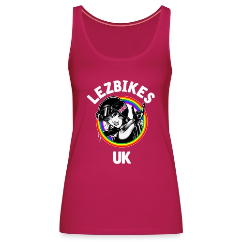 Lezbikes Logo - Women's Premium Tank Top