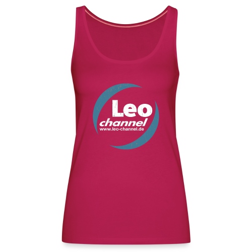 T Shirt Logo Dirty - Leo Channel - Frauen Premium Tank Top