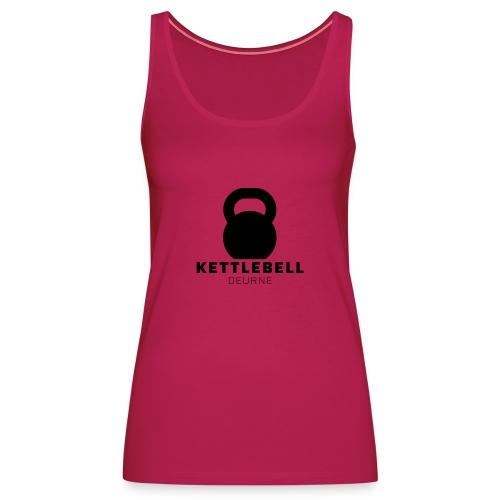 Kettlebell Deurne Logo Zwart - Vrouwen Premium tank top