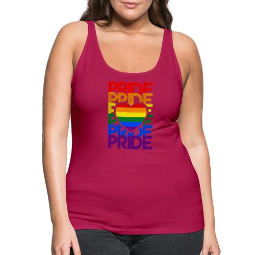 Pride Love Rainbow Heart - Frauen Premium Tank Top