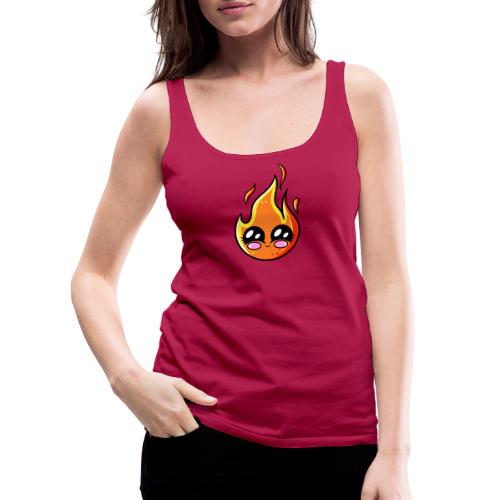 Incendio de Kawaii - Camiseta de tirantes premium mujer