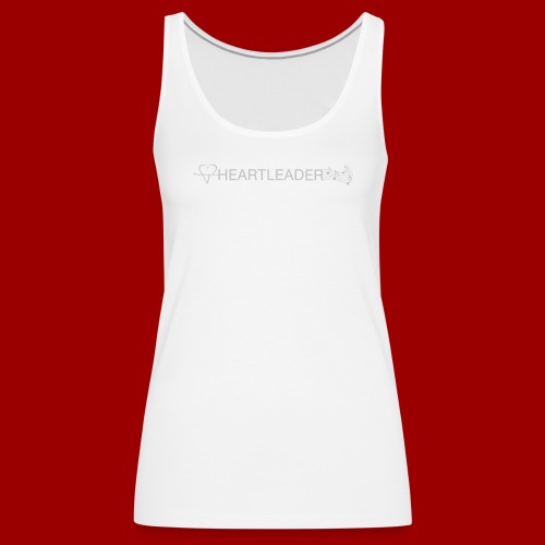 Heartleader Charity (weiss/grau) - Frauen Premium Tank Top