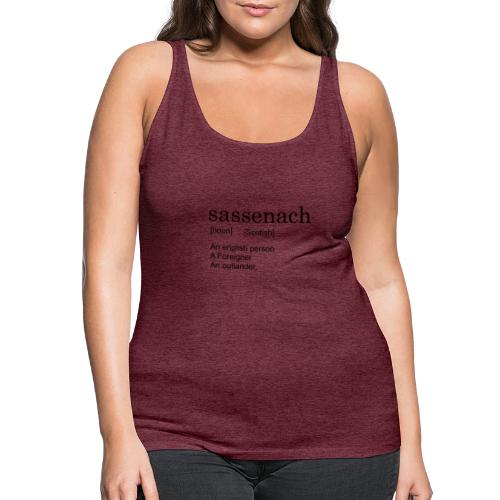 Sassench - Camiseta de tirantes premium mujer