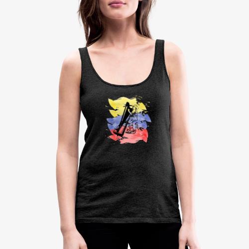 Llanero con arpa - Camiseta de tirantes premium mujer