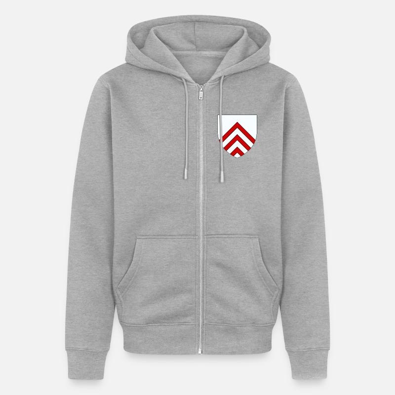 Blason du Perche - Veste à capuche bio Premium Unisexe - gris chiné