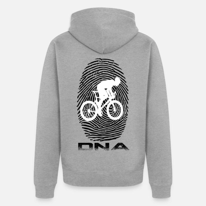 Vélo - Veste à capuche bio Premium Unisexe - gris chiné