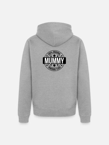 Best Mom - Mother's Day - Unisex Premium Organic Zip Hoodie - heather grey