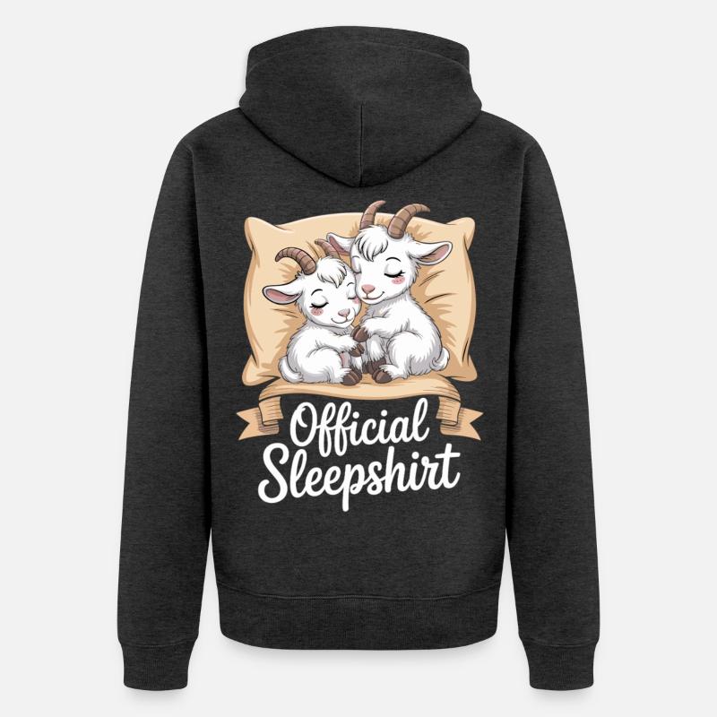 Sovskjorta Getpresentkvällsoutfit - Ekologisk premiumluvjack unisex - antracitmelerad