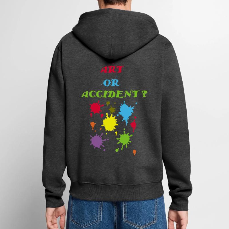 Kunst oder Unfall? Unisex Premium Bio Zip Hoodie