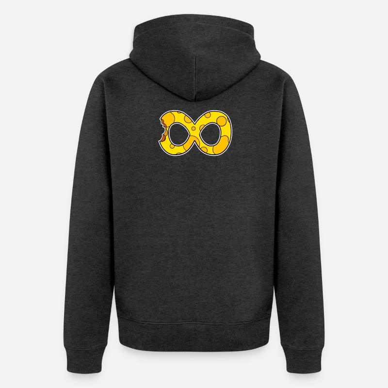Fromage Infinite Smbol - Veste à capuche bio Premium Unisexe - anthracite chiné