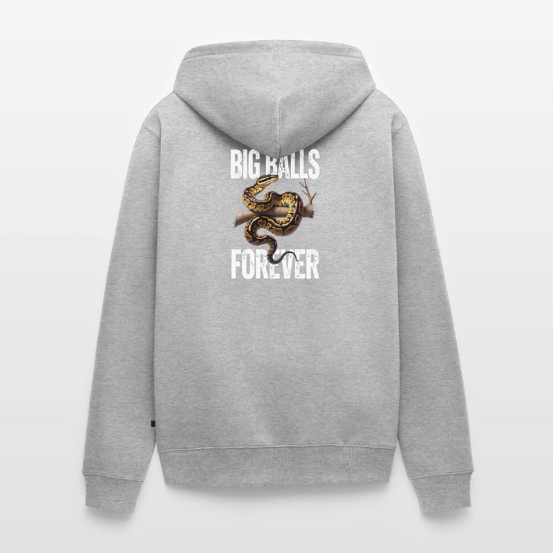 Python roi Serpents Amateurs de terrarium Python Veste à capuche bio Premium Unisexe