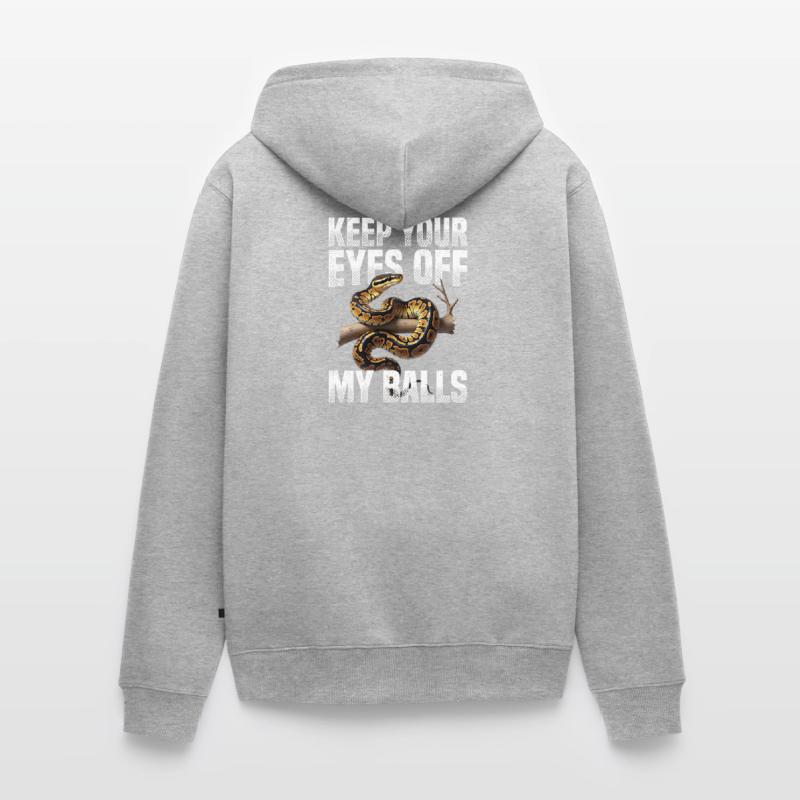 Python roi Serpents Amateurs de terrarium Python Veste à capuche bio Premium Unisexe