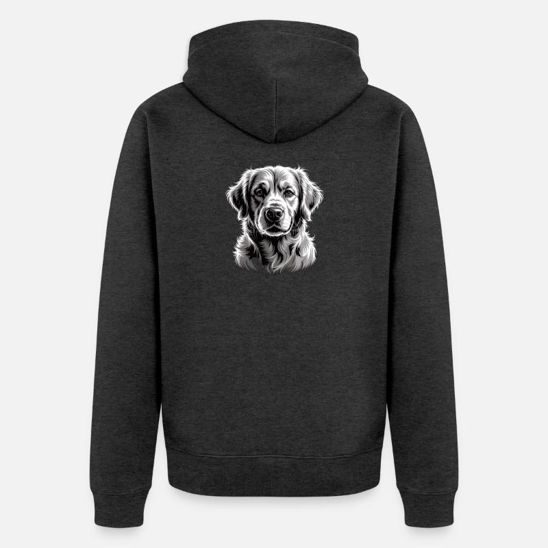 Labrador - Veste à capuche bio Premium Unisexe - anthracite chiné