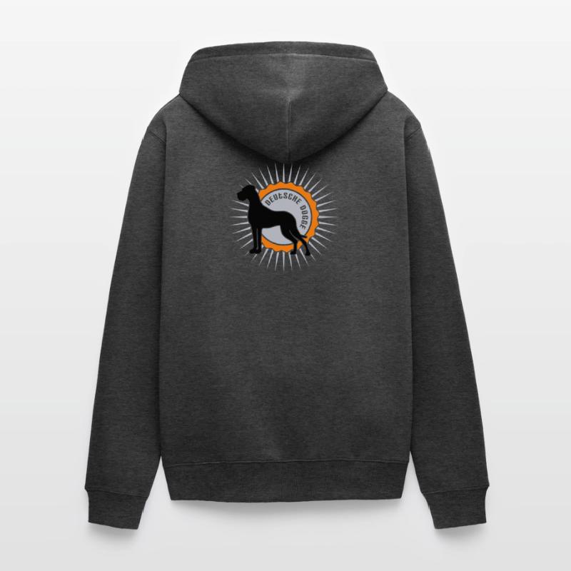 German mastiff stellar script Unisex Premium Organic Zip Hoodie